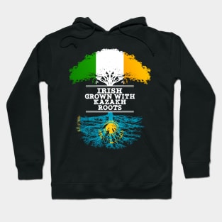 Irish Grown With Kazakh Roots - Gift for Kazakh With Roots From Kazakhstan Hoodie